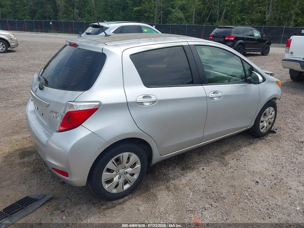 JTDKTUD31ED577180 2014 TOYOTA YARIS photo no. 4