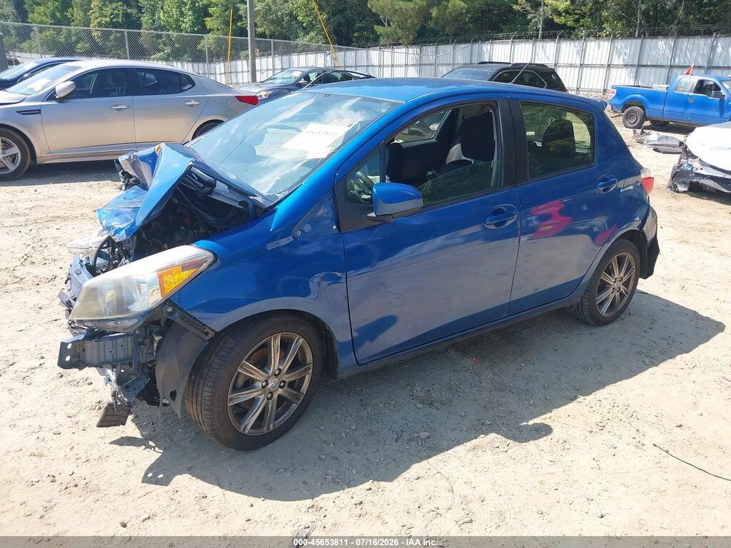 JTDKTUD39ED577914 2014 TOYOTA YARIS photo no. 2