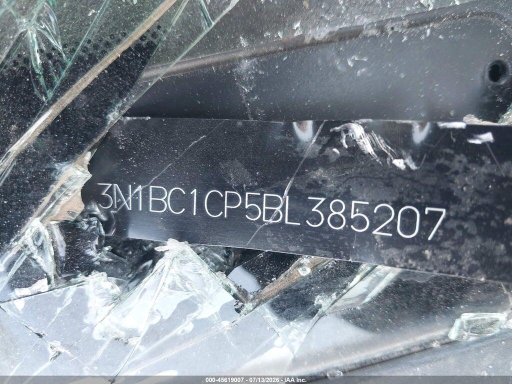 3N1BC1CP5BL385207 2011 NISSAN VERSA photo no. 9