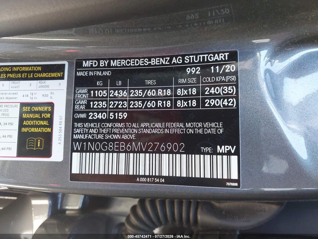 W1N0G8EB6MV276902 2021 MERCEDES-BENZ GLC 300 photo no. 9
