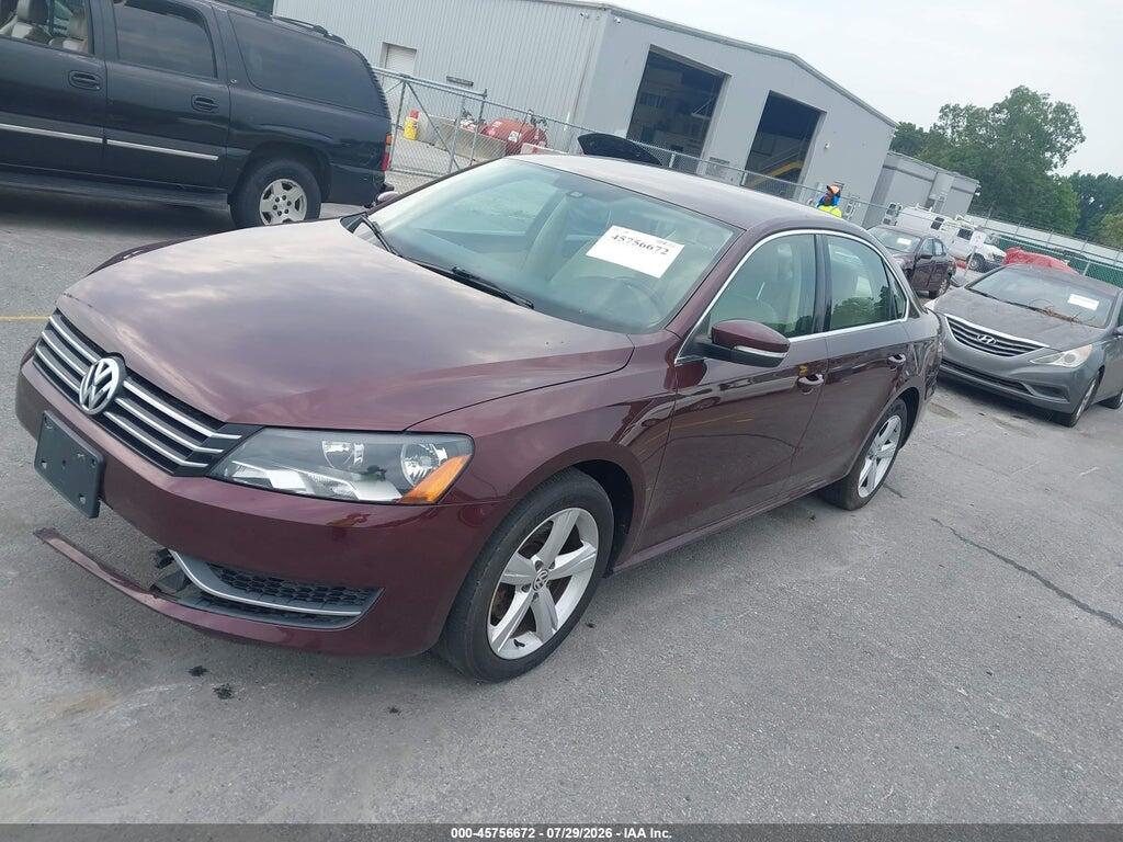 1VWBT7A33EC055756 2014 VOLKSWAGEN PASSAT photo no. 2
