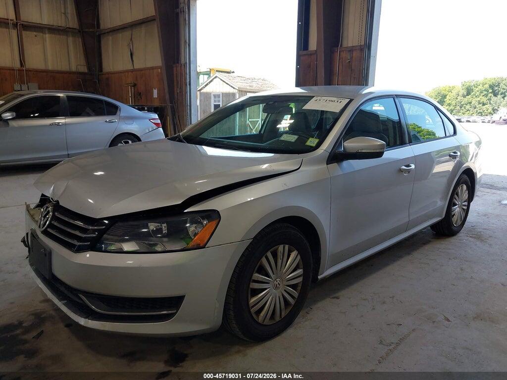 1VWAP7A35EC023410 2014 VOLKSWAGEN PASSAT photo no. 2