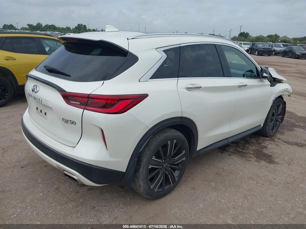 3PCAJ5BA0NF106784 2022 INFINITI QX50 photo no. 4