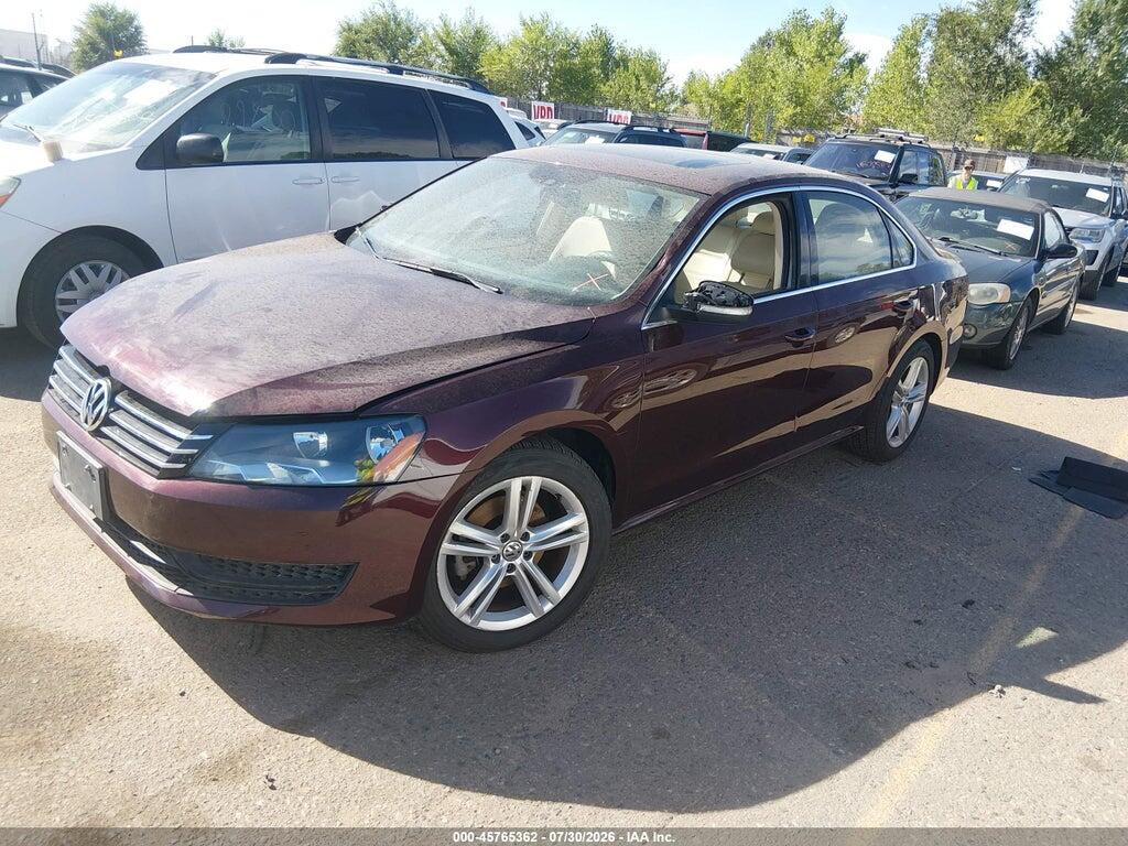1VWBN7A35EC068096 2014 VOLKSWAGEN PASSAT photo no. 2