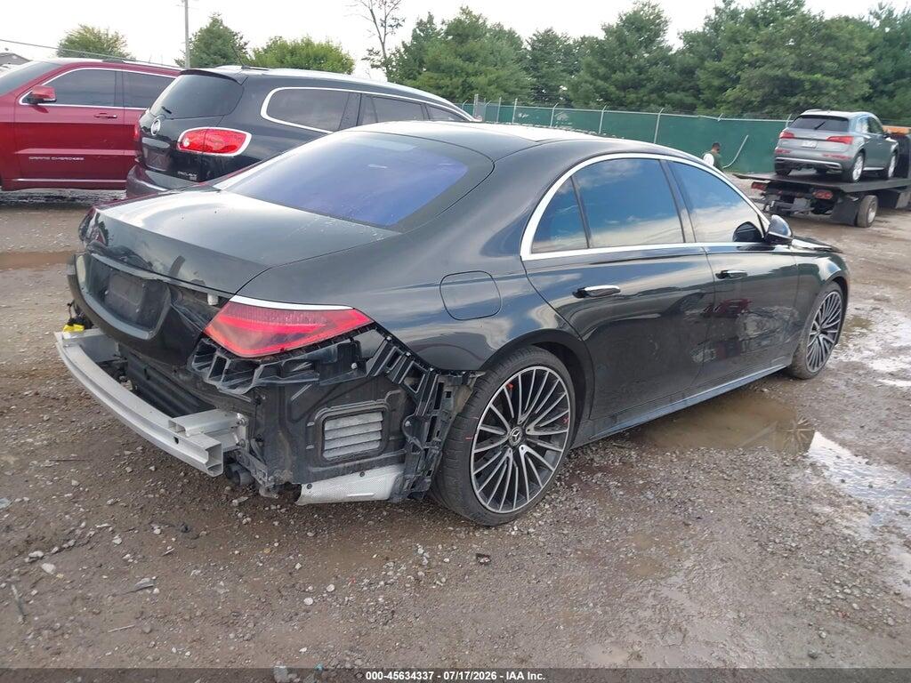 W1K6G7GB6MA039381 2021 MERCEDES-BENZ S 580 photo no. 4