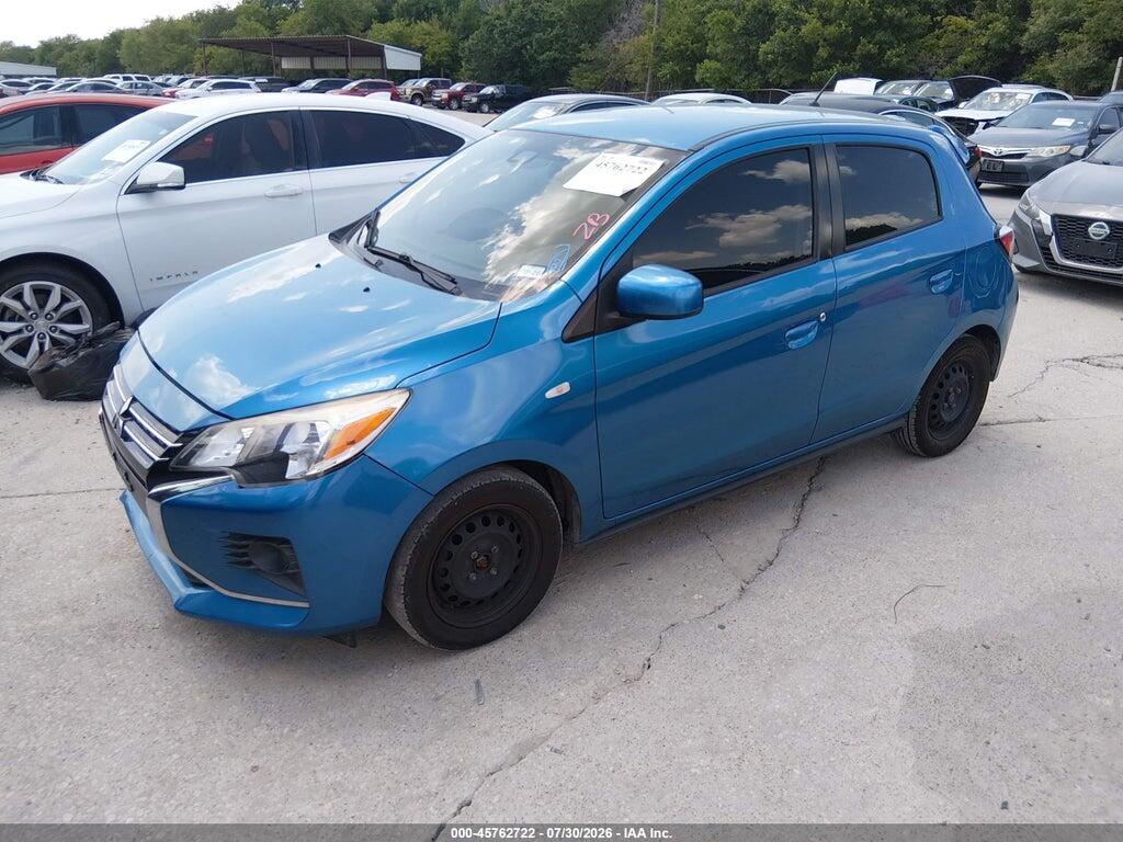 ML32AUHJ5MH005232 2021 MITSUBISHI MIRAGE photo no. 2