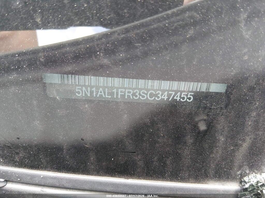 5N1AL1FR3SC347455 2025 INFINITI QX60 photo no. 9