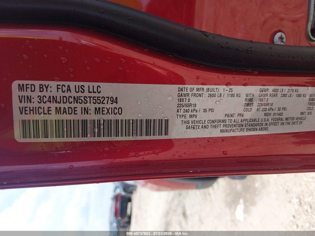 3C4NJDCN5ST552794 2025 JEEP COMPASS photo no. 9