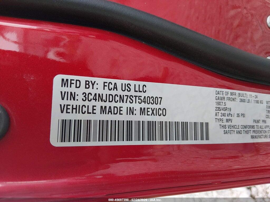 3C4NJDCN7ST540307 2025 JEEP COMPASS photo no. 9