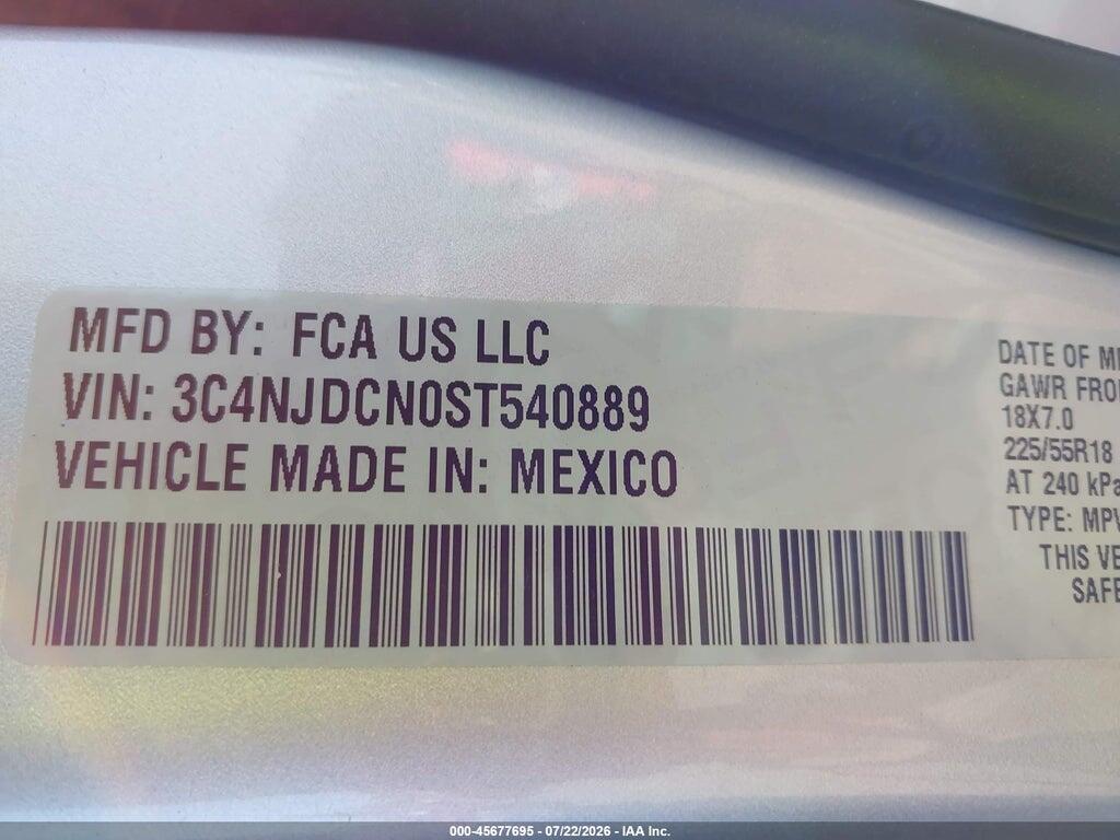 3C4NJDCN0ST540889 2025 JEEP COMPASS photo no. 9