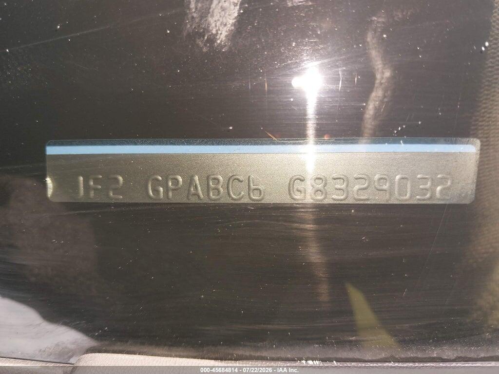 JF2GPABC6G8329032 2016 SUBARU CROSSTREK photo no. 9