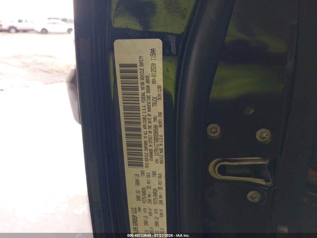 1D7RV1CT6BS590500 2011 RAM RAM 1500 photo no. 9