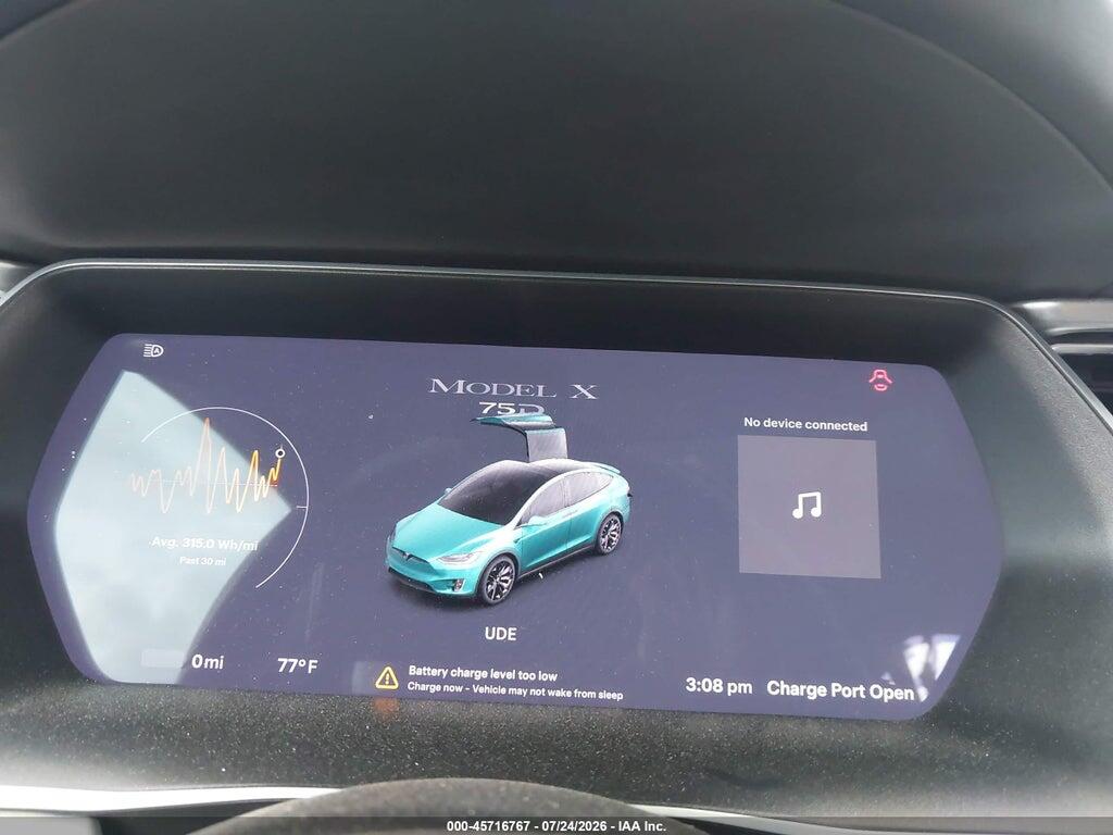 5YJXCDE24HF053739 2017 TESLA MODEL X photo no. 7