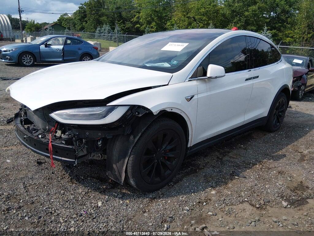 5YJXCBE27HF066196 2017 TESLA MODEL X photo no. 2