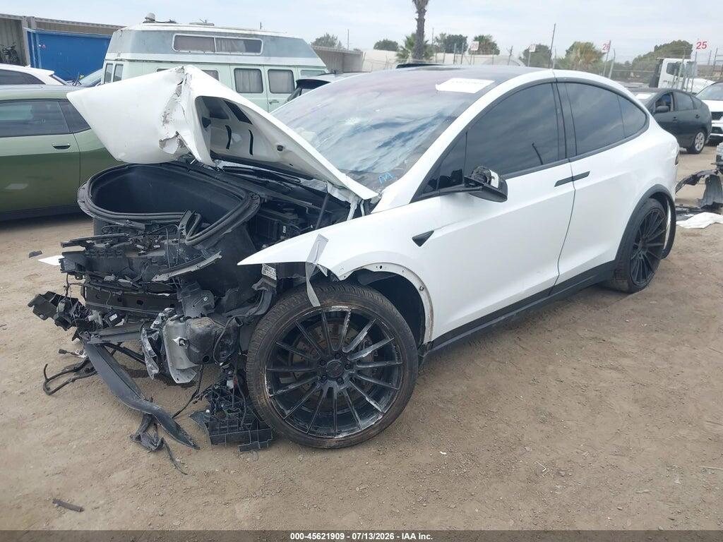 5YJXCBE22HF078191 2017 TESLA MODEL X photo no. 2