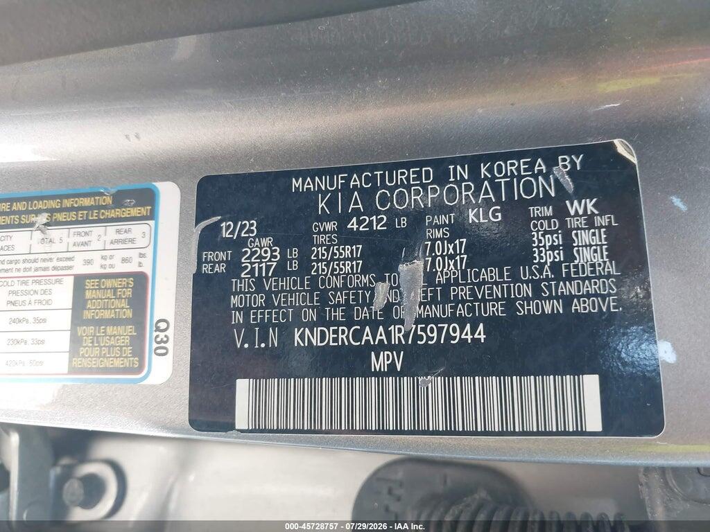 KNDERCAA1R7597944 2024 KIA SELTOS photo no. 9