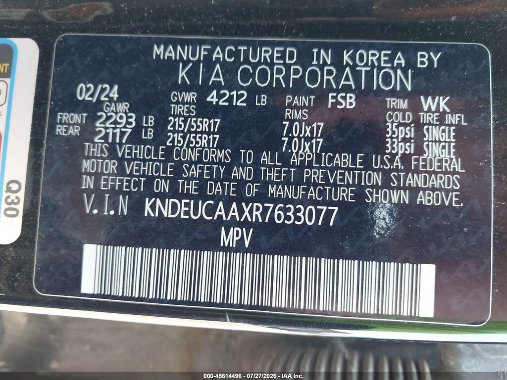 KNDEUCAAXR7633077 2024 KIA SELTOS photo no. 9