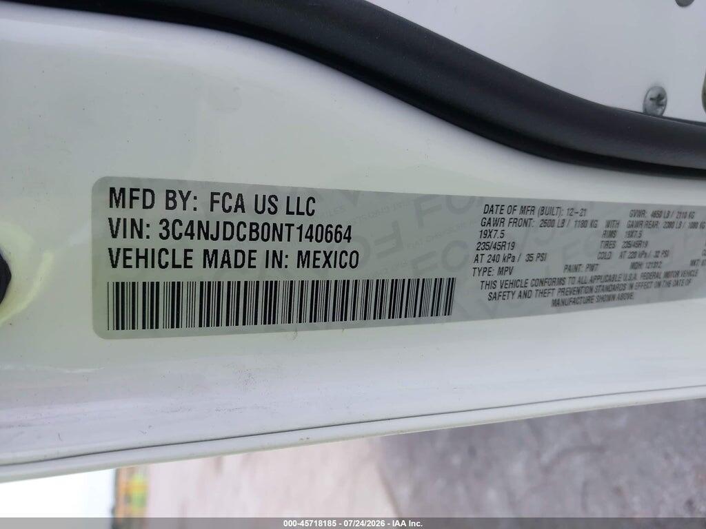 3C4NJDCB0NT140664 2022 JEEP COMPASS photo no. 9