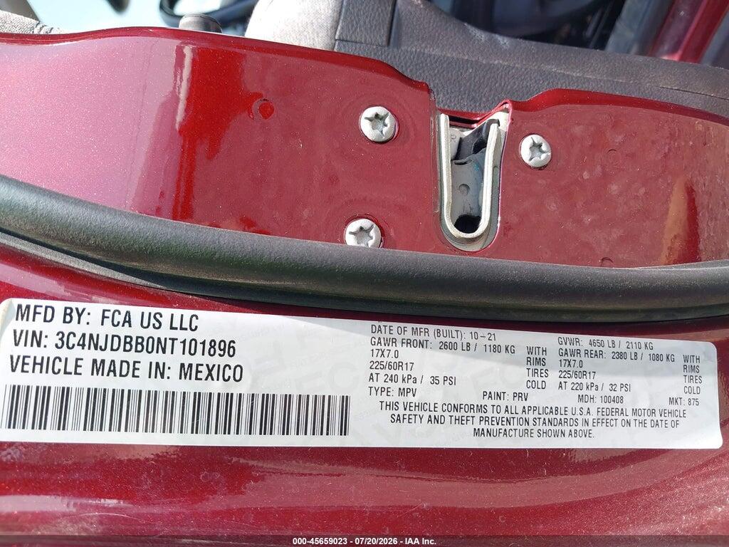 3C4NJDBB0NT101896 2022 JEEP COMPASS photo no. 9