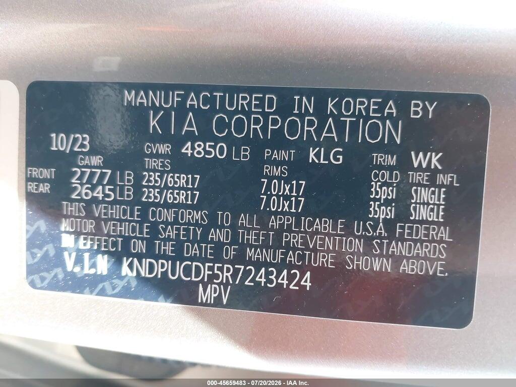 KNDPUCDF5R7243424 2024 KIA SPORTAGE photo no. 9