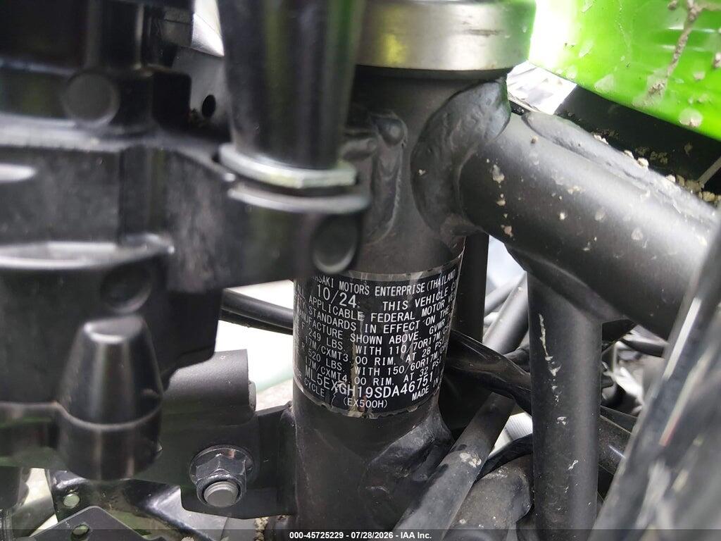 ML5EXGH19SDA46751 2025 KAWASAKI EX500 photo no. 10