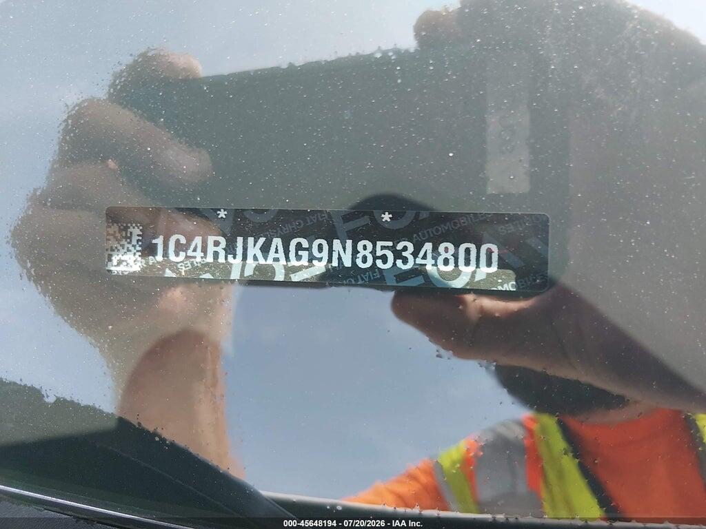 1C4RJKAG9N8534800 2022 JEEP GRAND CHEROKEE L photo no. 9