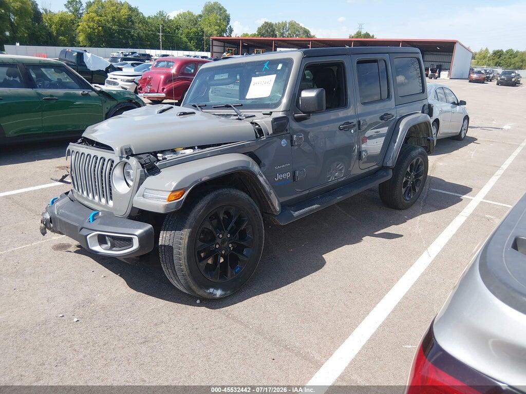 1C4JJXP63NW198565 2022 JEEP WRANGLER 4XE photo no. 2