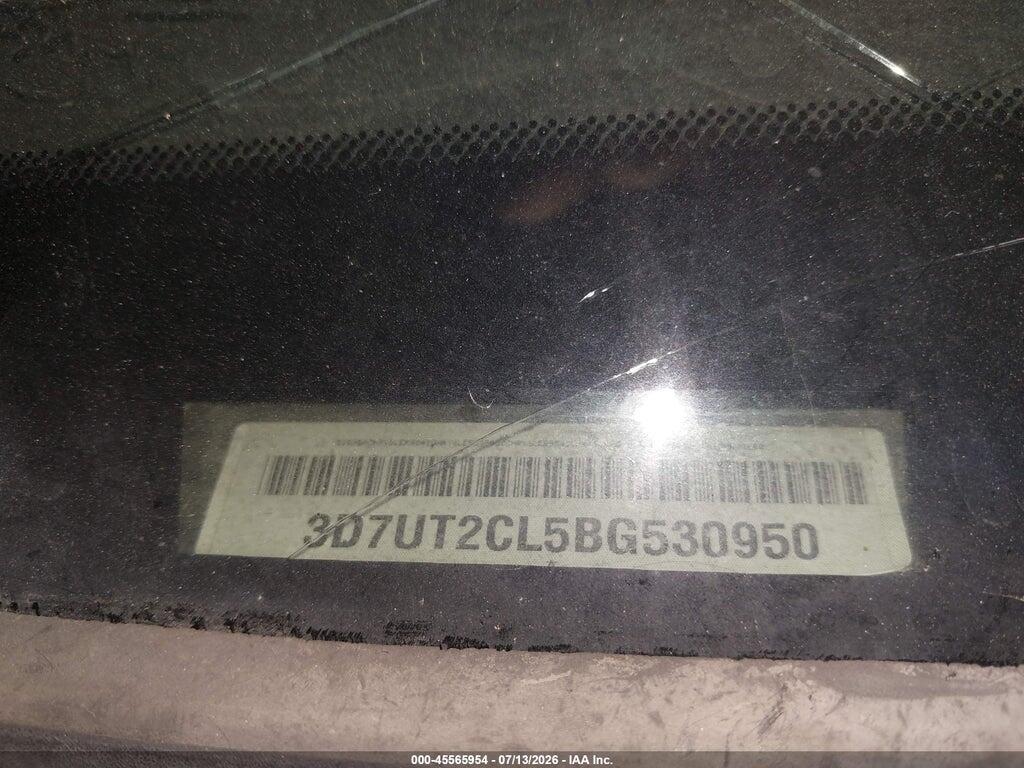 3D7UT2CL5BG530950 2011 RAM RAM 2500 photo no. 9