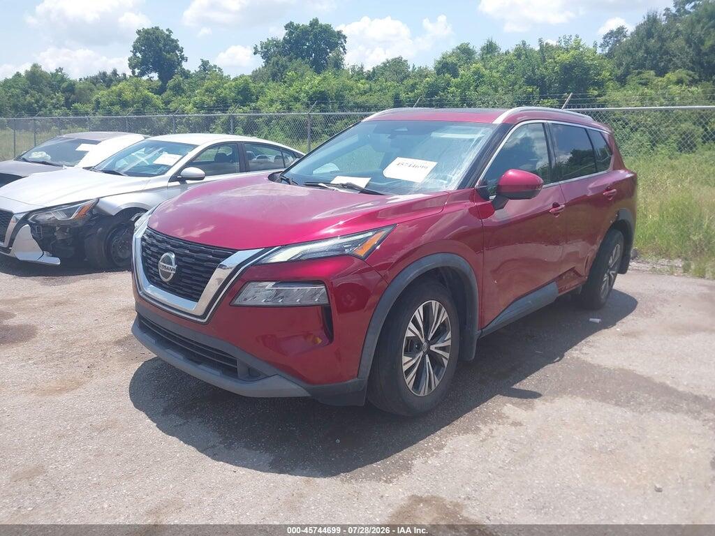 5N1AT3BA0MC802292 2021 NISSAN ROGUE photo no. 2