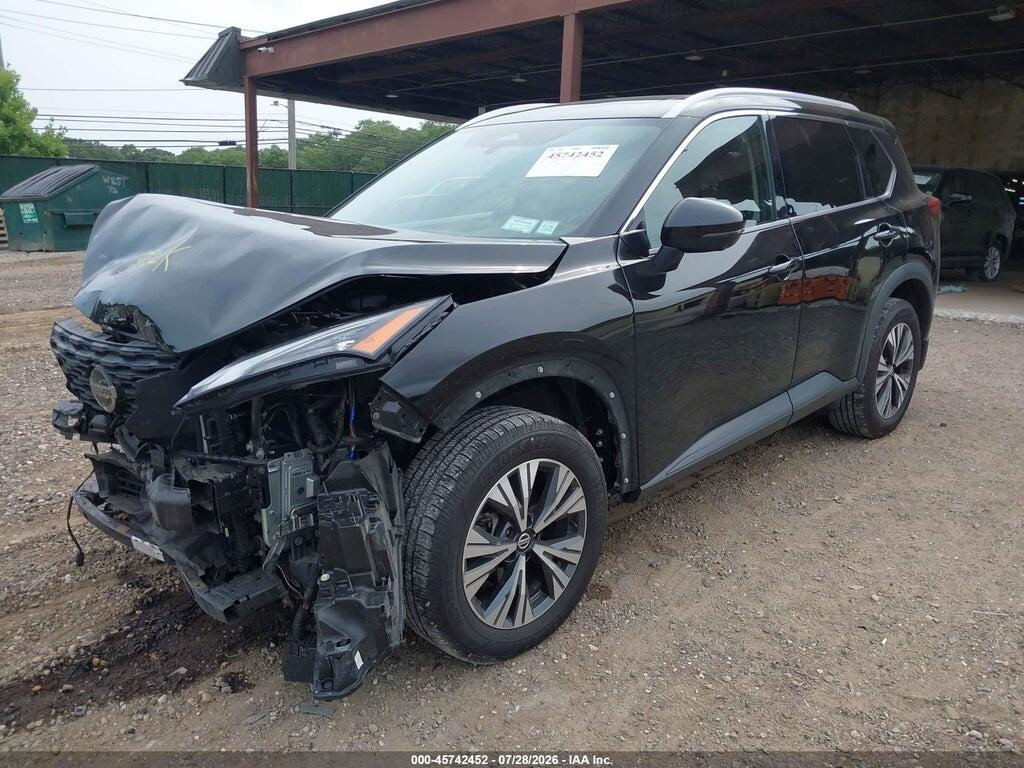5N1AT3BB4MC768222 2021 NISSAN ROGUE photo no. 2