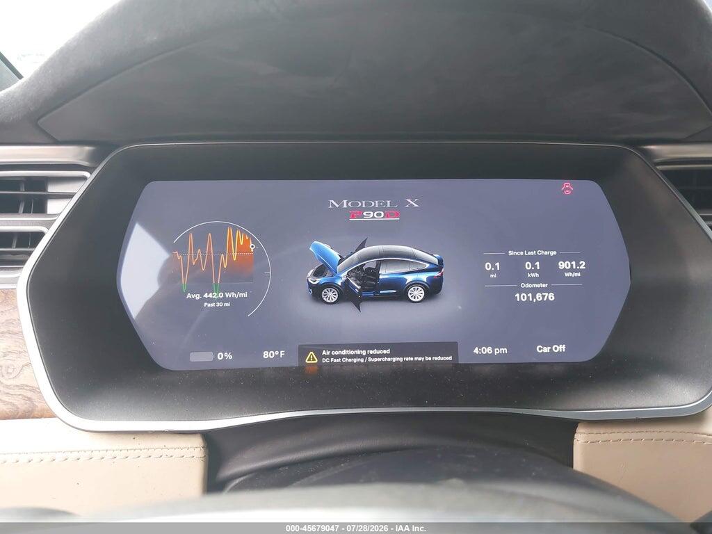 5YJXCBE49GF000734 2016 TESLA MODEL X photo no. 7