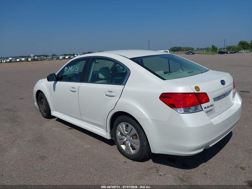 4S3BMAA67B1229164 2011 SUBARU LEGACY photo no. 3