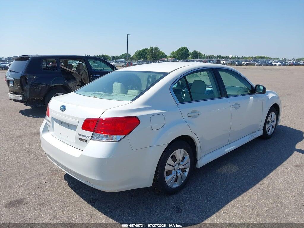 4S3BMAA67B1229164 2011 SUBARU LEGACY photo no. 4