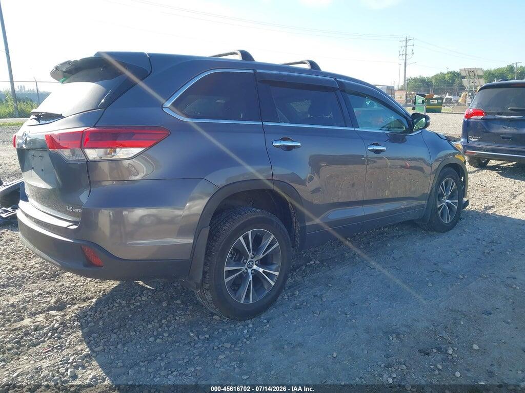 5TDBZRFH7HS374369 2017 TOYOTA HIGHLANDER photo no. 4