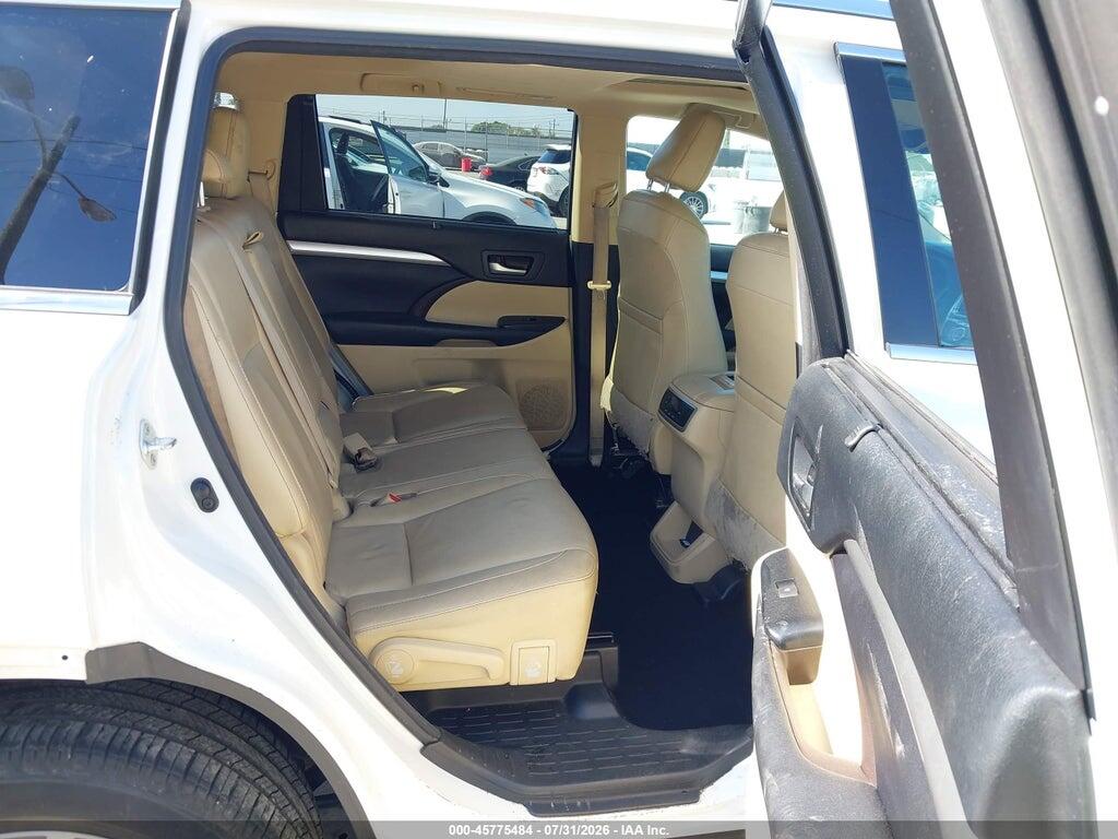 5TDJZRFH8HS431352 2017 TOYOTA HIGHLANDER photo no. 8