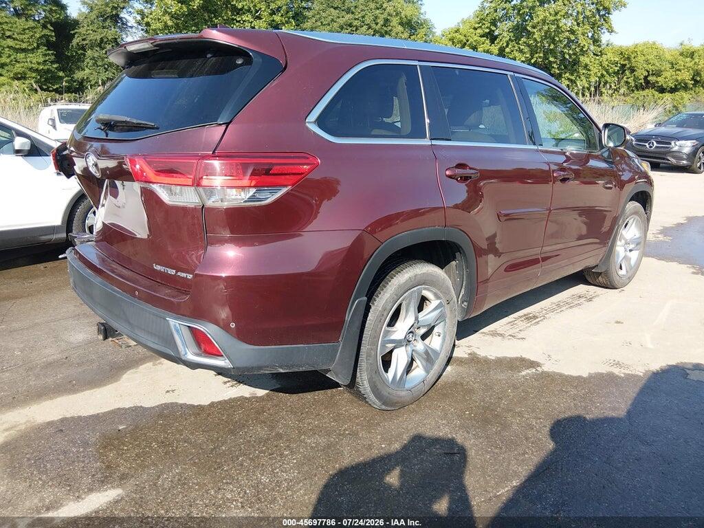 5TDDZRFH2HS377107 2017 TOYOTA HIGHLANDER photo no. 4