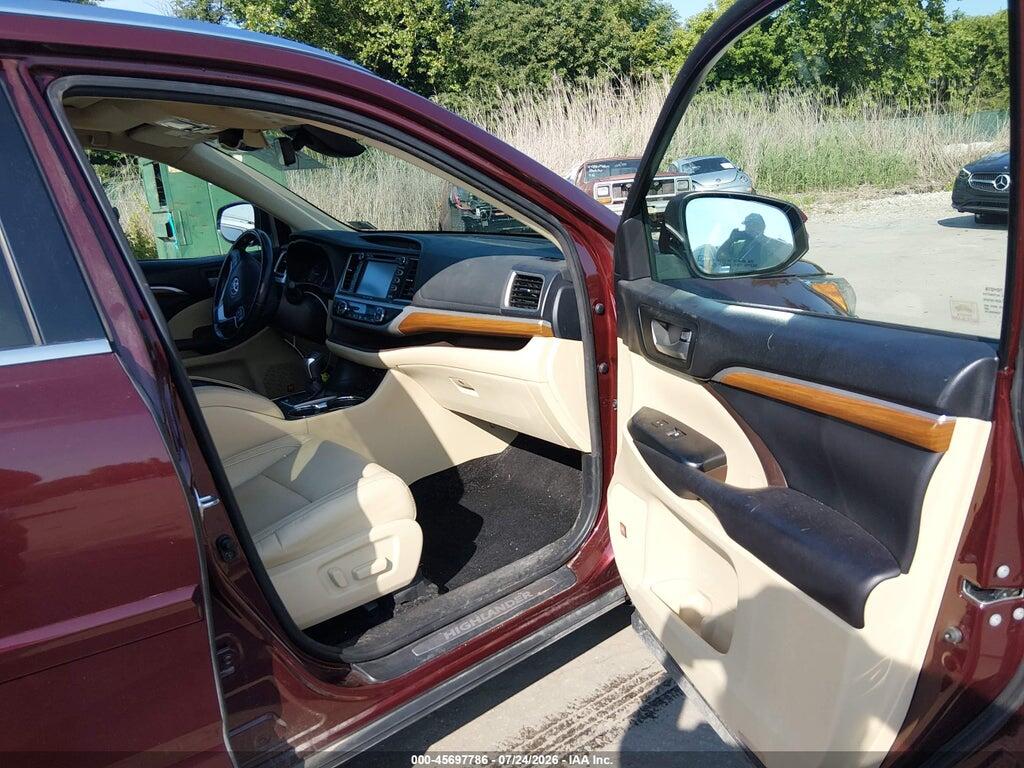 5TDDZRFH2HS377107 2017 TOYOTA HIGHLANDER photo no. 5