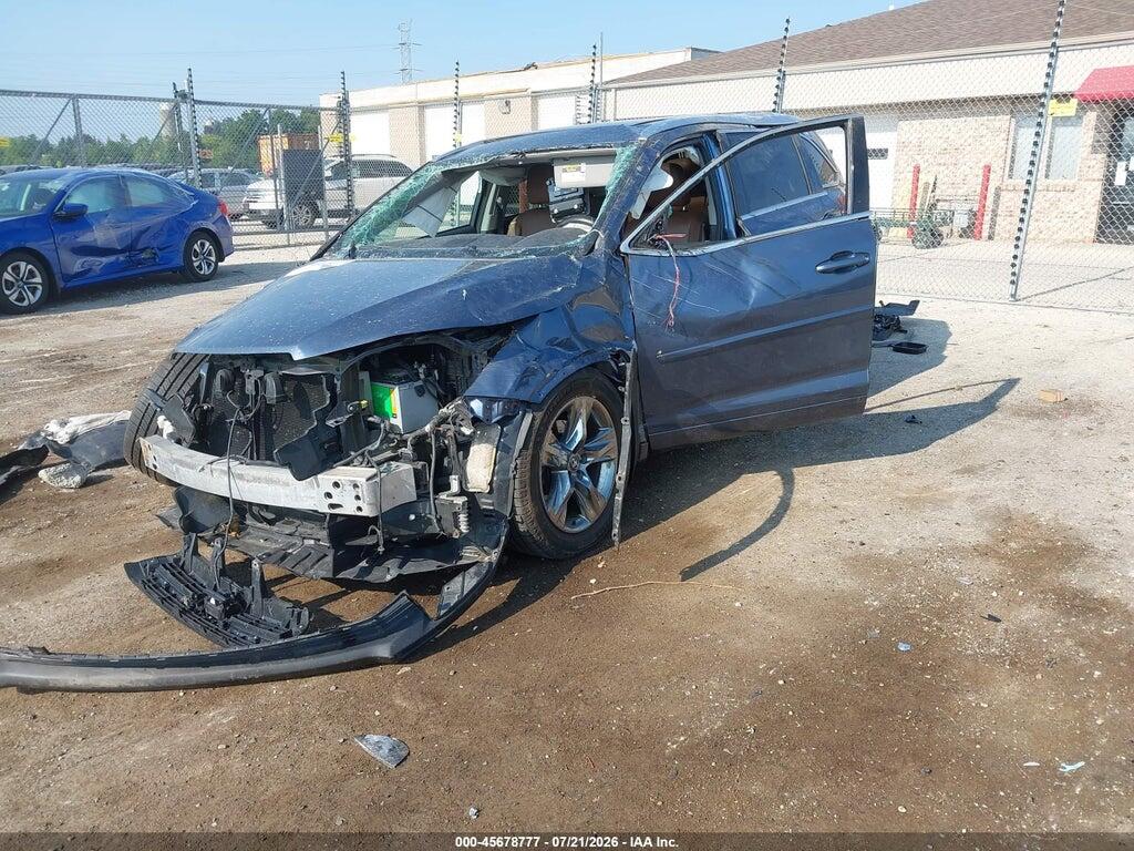 5TDDZRFH9HS380960 2017 TOYOTA HIGHLANDER photo no. 2