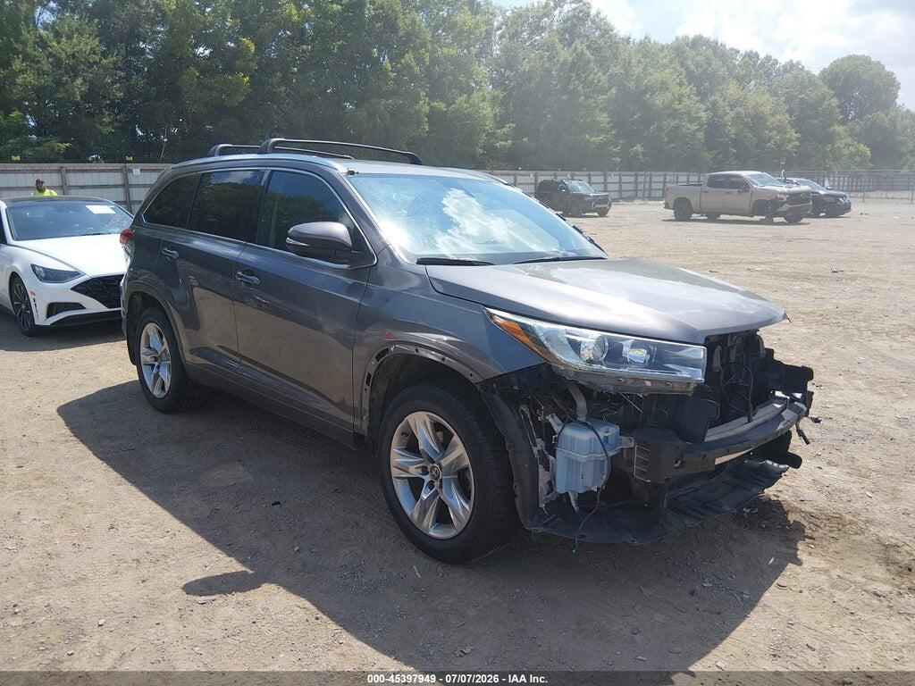 5TDDZRFH9HS377802 2017 TOYOTA HIGHLANDER photo no. 1