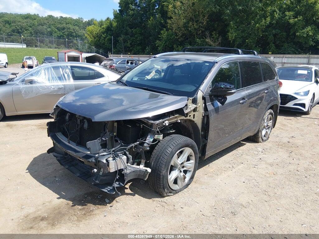 5TDDZRFH9HS377802 2017 TOYOTA HIGHLANDER photo no. 2