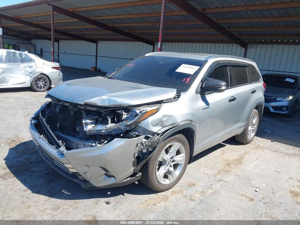 5TDDGRFH4HS023112 2017 TOYOTA HIGHLANDER HYBRID photo no. 2