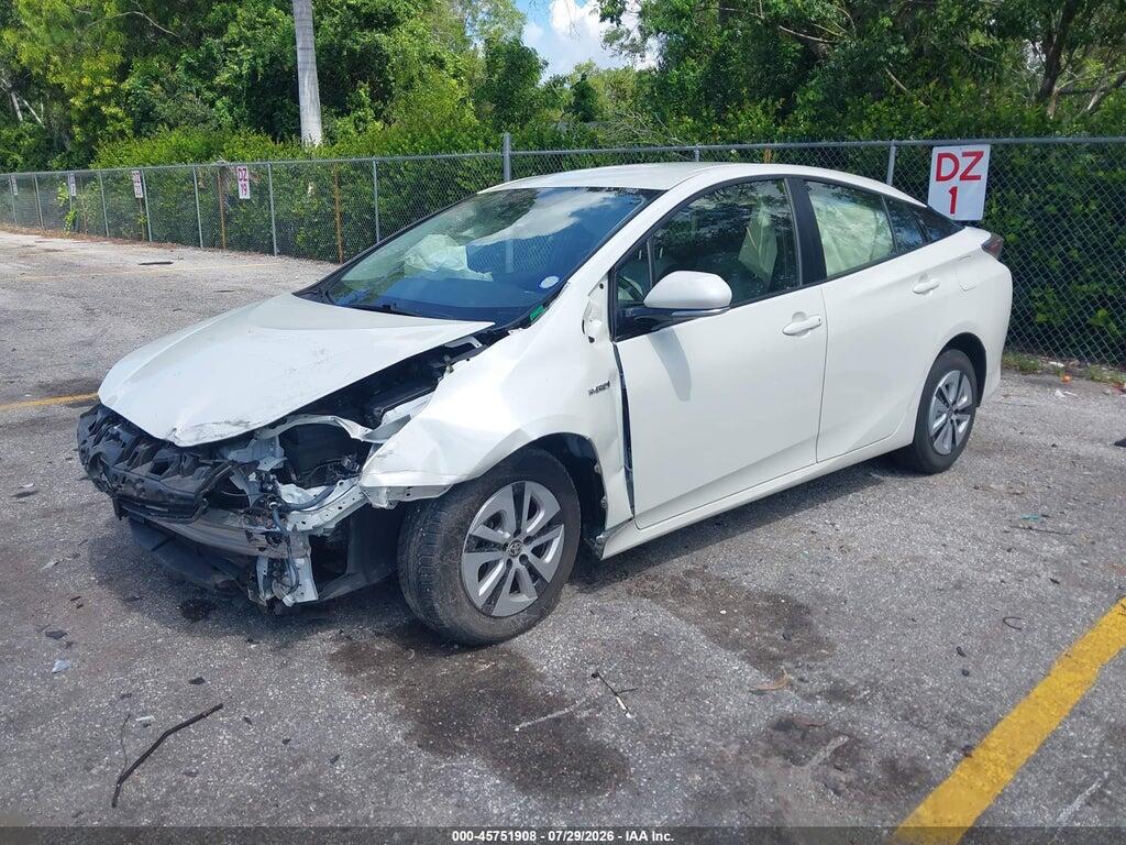JTDKARFU8H3038932 2017 TOYOTA PRIUS photo no. 2