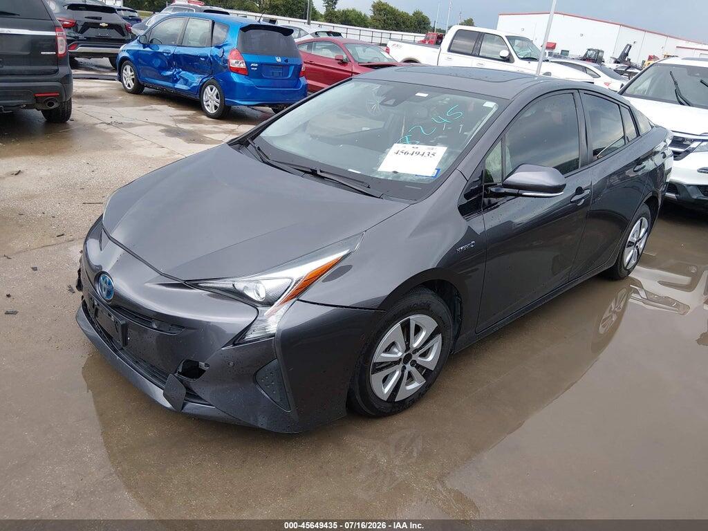 JTDKARFU2H3538245 2017 TOYOTA PRIUS photo no. 2