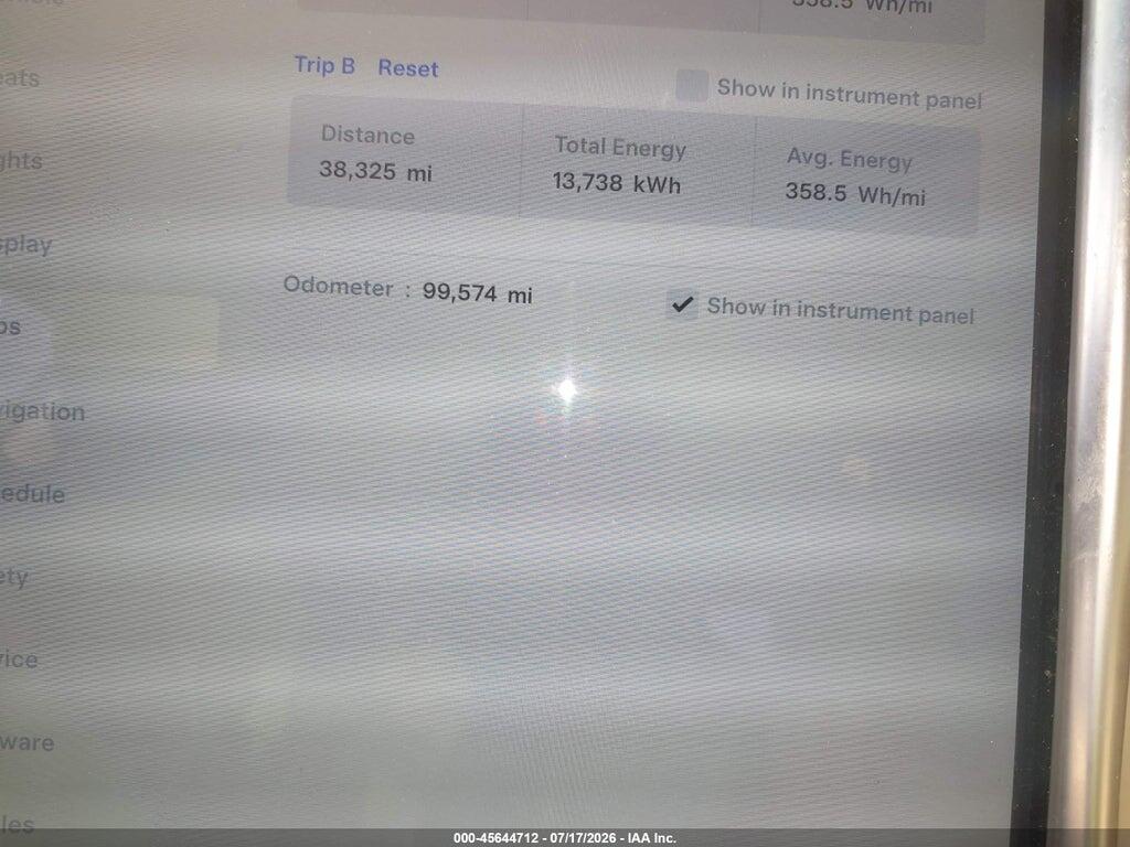 5YJXCAE23GF031499 2016 TESLA MODEL X photo no. 7