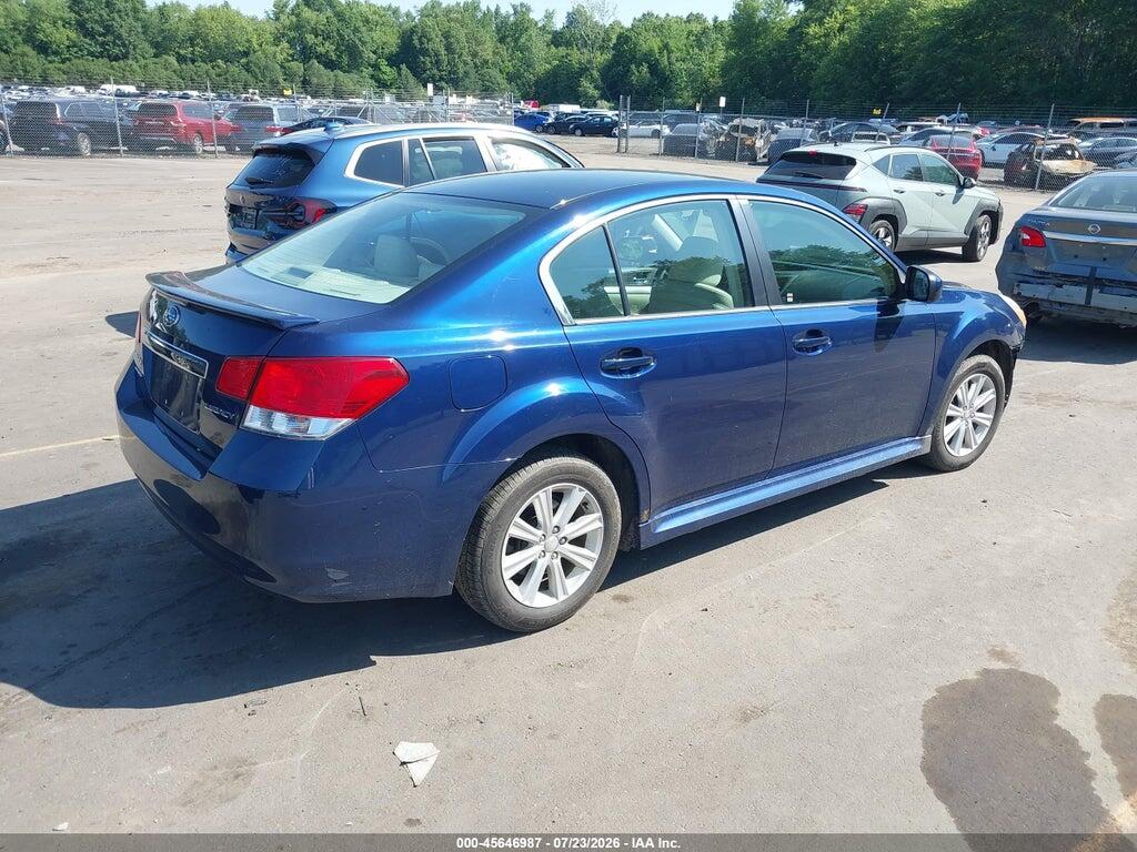 4S3BMCB63B3229595 2011 SUBARU LEGACY photo no. 4