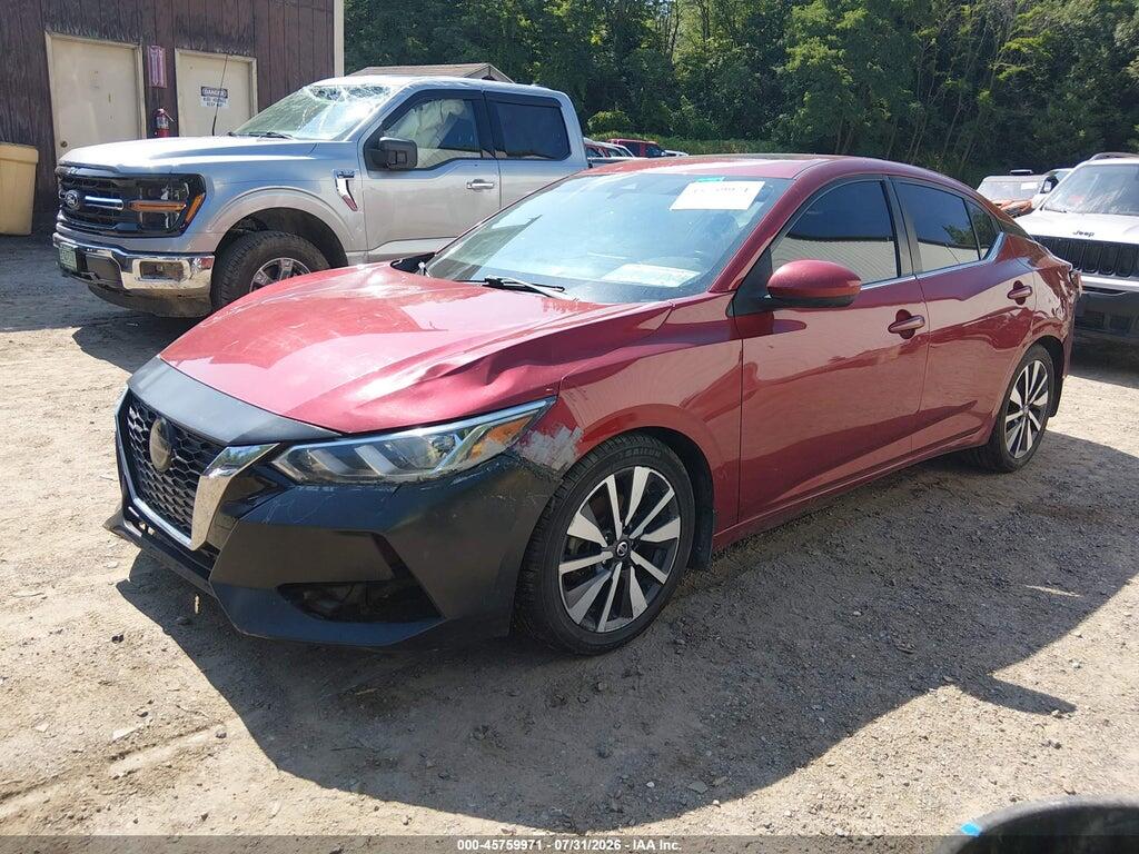 3N1AB8CV8MY215824 2021 NISSAN SENTRA photo no. 2