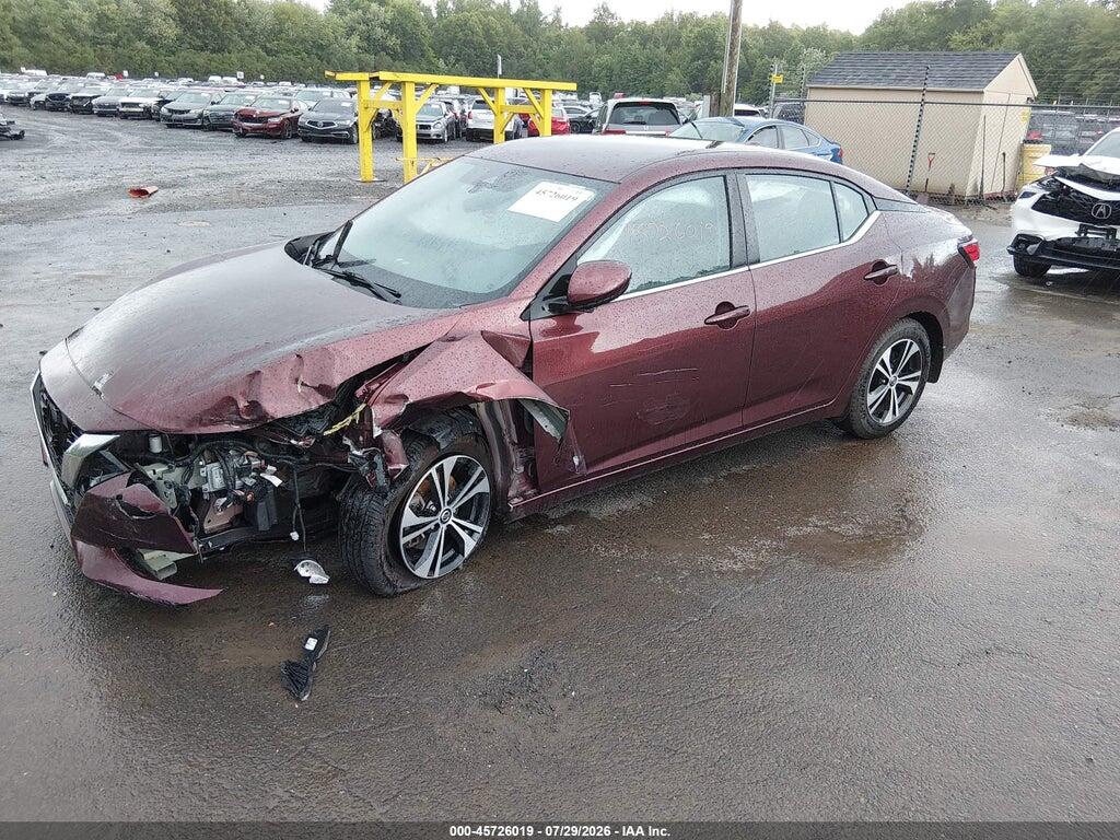 3N1AB8CV2MY314588 2021 NISSAN SENTRA photo no. 2