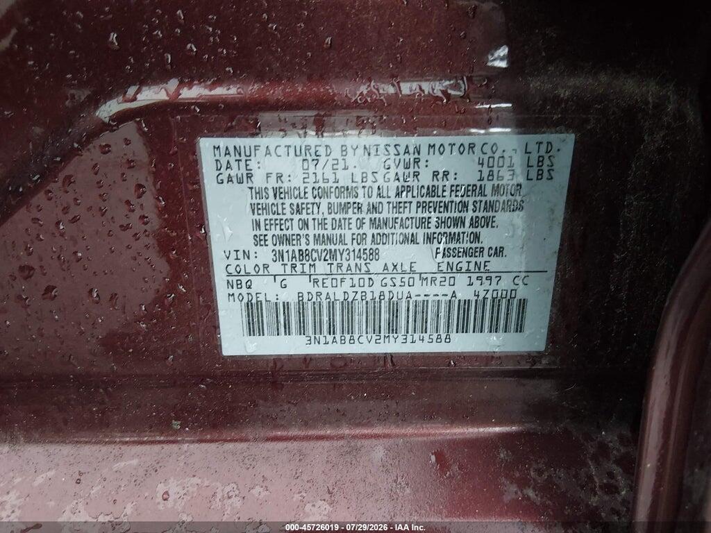 3N1AB8CV2MY314588 2021 NISSAN SENTRA photo no. 9