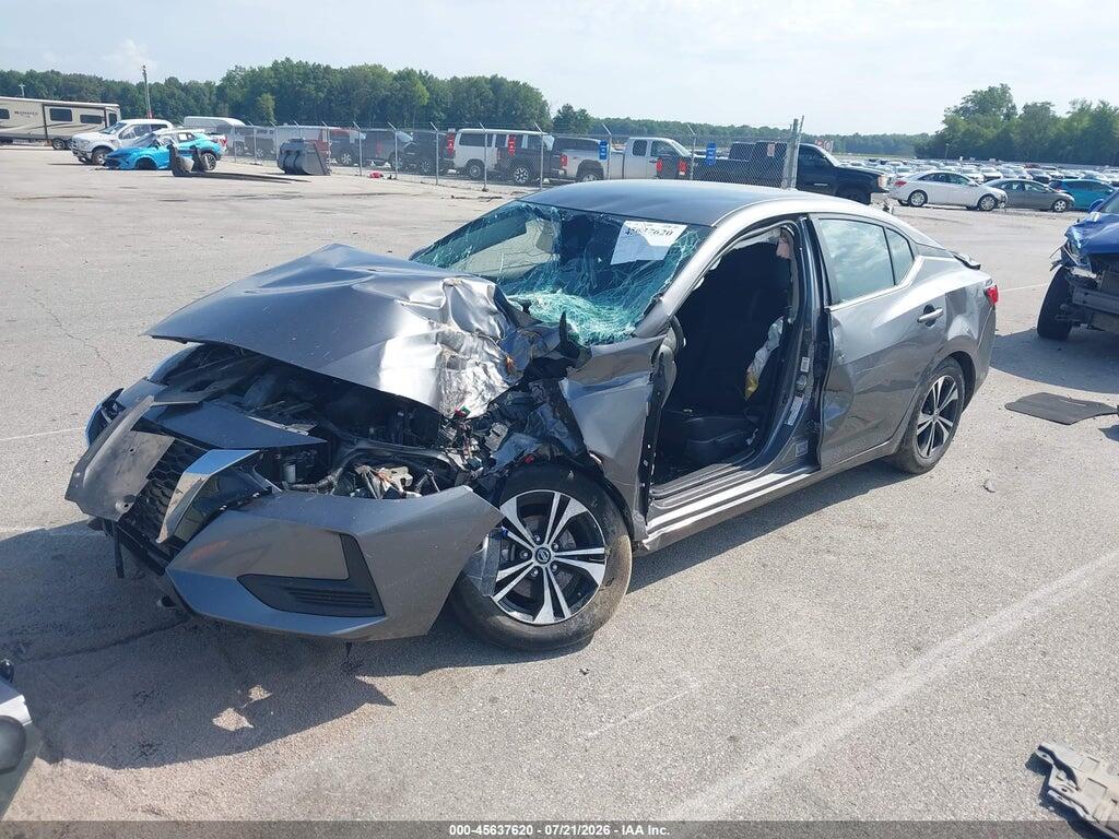 3N1AB8CV6MY278145 2021 NISSAN SENTRA photo no. 2