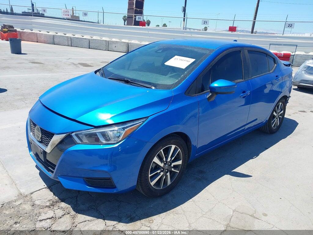 3N1CN8EV0ML892280 2021 NISSAN VERSA photo no. 2